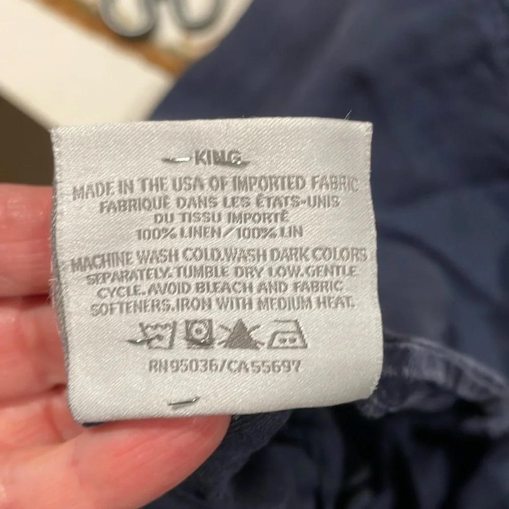 💯 Linen King Pillow Case “Restoration Hardware”